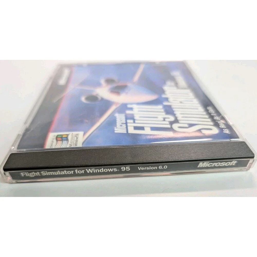 Microsoft Flight Simulator Win95 & CART Precision Racing PC CD Lot w/Keys